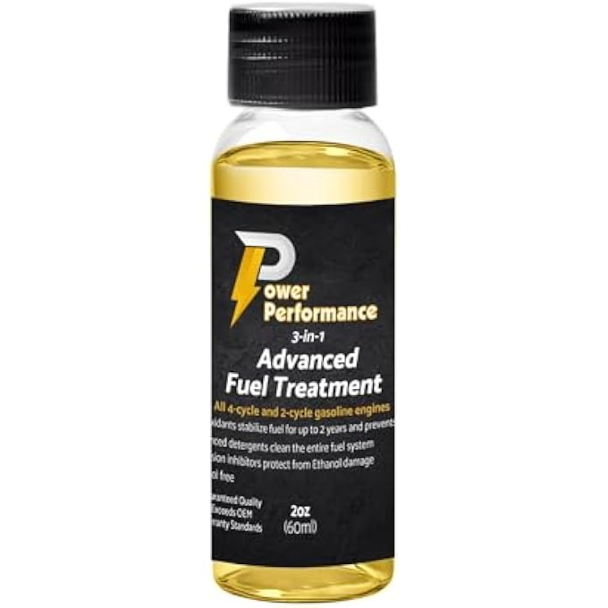 Power Performance 3-IN-1 ADVANCED FUEL TREATMENT 2OZ BOTTLE - Image 1